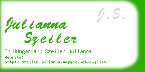 julianna szeiler business card